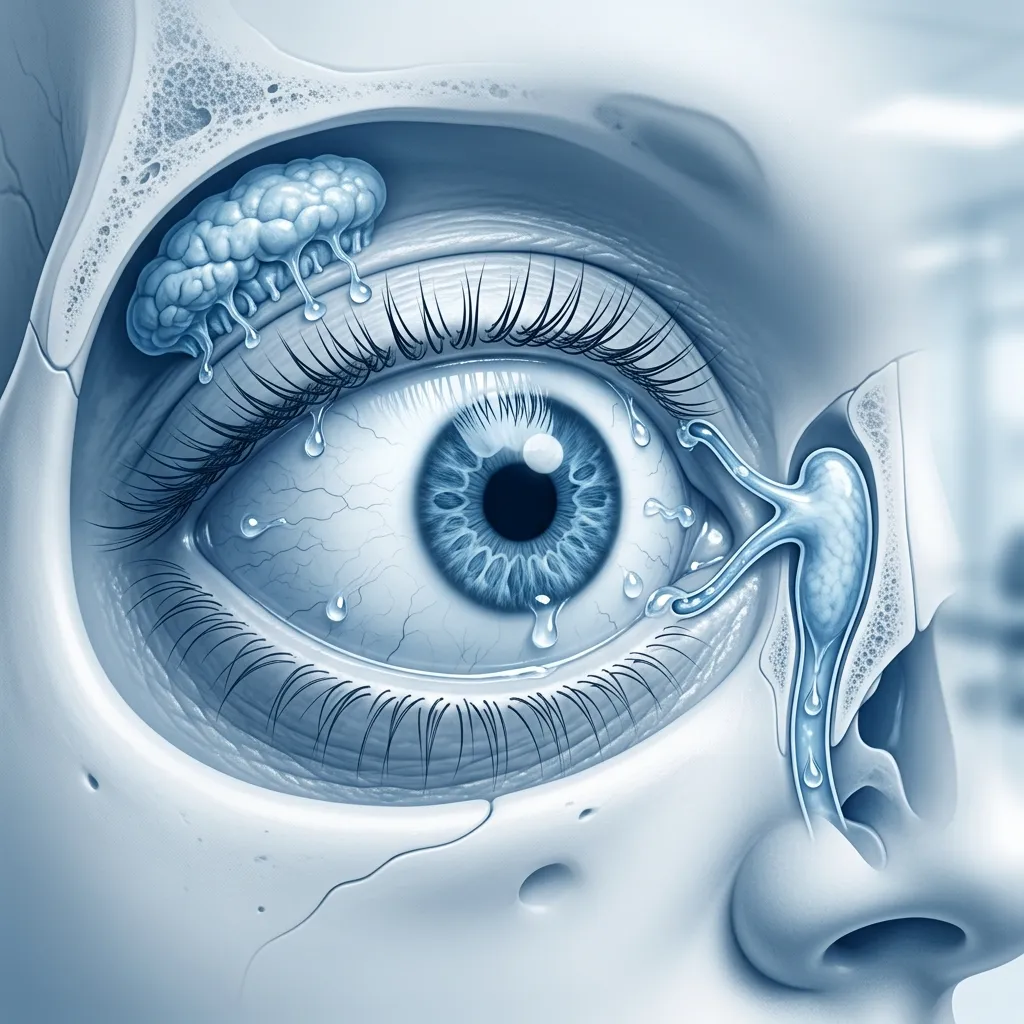 Сълзящи очи и запушване на слъзния канал: Причини и лечение