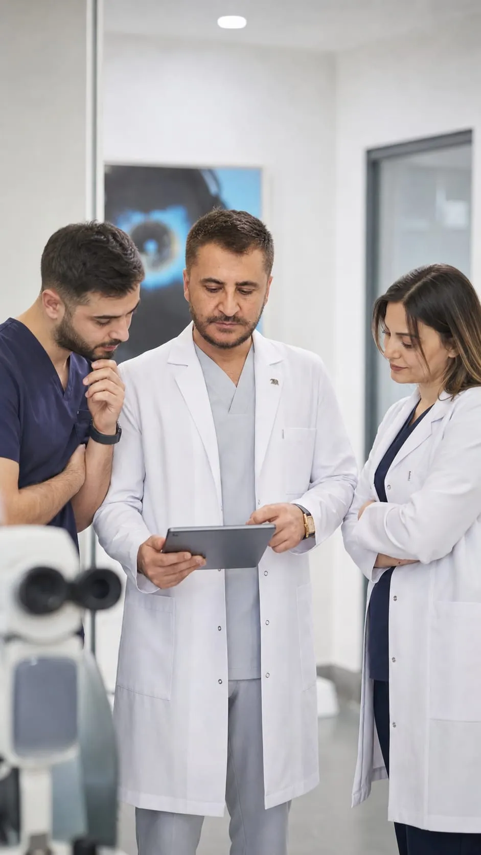 Beylikdüzü'ndeki modern klinik iç mekanı